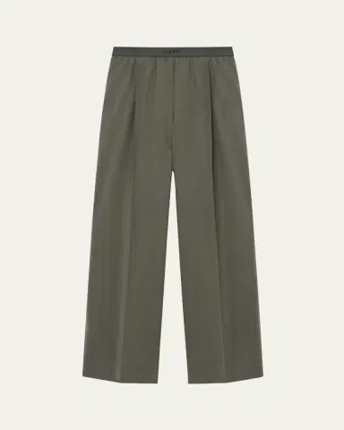 Loewe Logo Waistband Wide-Leg Trousers | Thumbnail 8 Loewe Logo Waistband Wide-Leg Trousers | Thumbnail 8