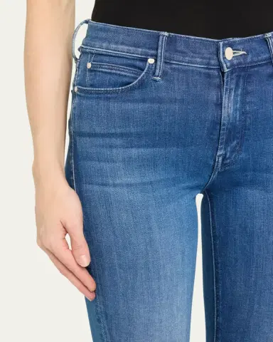 Mother The Mid-Rise Dazzler Ankle Fray Jeans | Thumbnail 5 Mother The Mid-Rise Dazzler Ankle Fray Jeans | Thumbnail 5