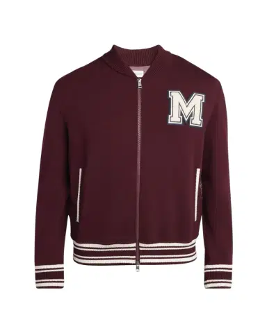 Moncler Men's Varsity Wool and Padded Nylon Blouson | Thumbnail 1 Moncler Men's Varsity Wool and Padded Nylon Blouson | Thumbnail 1