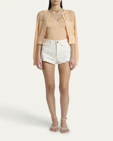 Chloé Embroidered Pointelle Cotton Combo Top | Thumbnail 6 Chloé Embroidered Pointelle Cotton Combo Top | Thumbnail 6