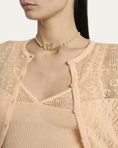 Chloé Embroidered Pointelle Cotton Combo Top | Thumbnail 9 Chloé Embroidered Pointelle Cotton Combo Top | Thumbnail 9