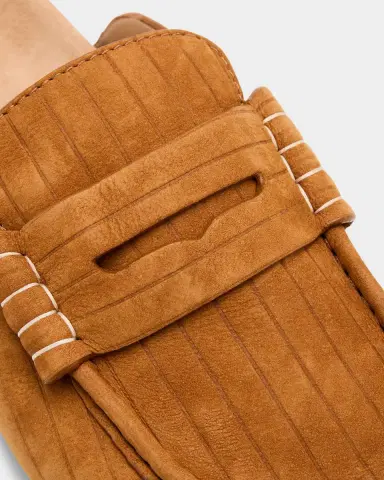 JW Anderson Suede Stitch Loafer Mules | Thumbnail 4 JW Anderson Suede Stitch Loafer Mules | Thumbnail 4