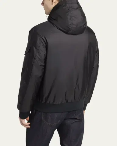 Moncler Men's Poiliot Hooded Nylon Down Jacket | Thumbnail 3 Moncler Men's Poiliot Hooded Nylon Down Jacket | Thumbnail 3