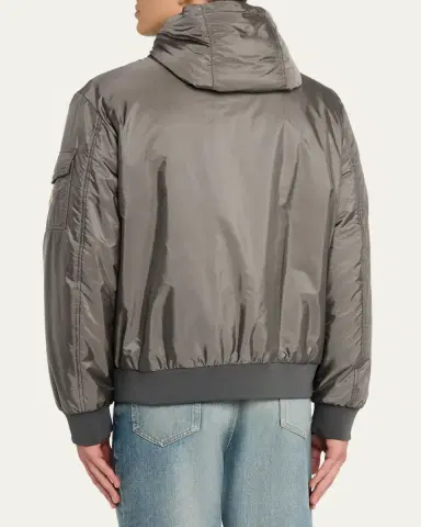 Moncler Men's Poiliot Hooded Nylon Down Jacket | Thumbnail 7 Moncler Men's Poiliot Hooded Nylon Down Jacket | Thumbnail 7