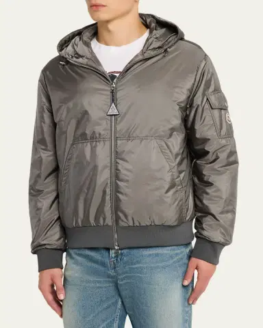 Moncler Men's Poiliot Hooded Nylon Down Jacket | Thumbnail 8 Moncler Men's Poiliot Hooded Nylon Down Jacket | Thumbnail 8