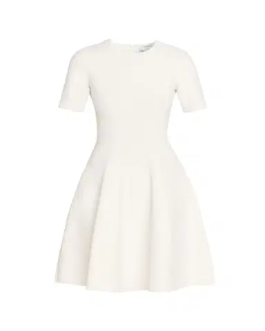 Alexander McQueen Seamed Short-Sleeve Mini Dress | Thumbnail 1 Alexander McQueen Seamed Short-Sleeve Mini Dress | Thumbnail 1