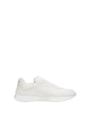 Alexander McQueen Men's Sprint Leather Runner Sneakers | Thumbnail 1 Alexander McQueen Men's Sprint Leather Runner Sneakers | Thumbnail 1