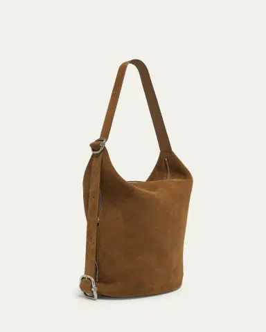 Loewe Men's Loop Medium Suede Bucket Bag | Thumbnail 3 Loewe Men's Loop Medium Suede Bucket Bag | Thumbnail 3