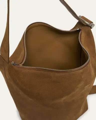 Loewe Men's Loop Medium Suede Bucket Bag | Thumbnail 4 Loewe Men's Loop Medium Suede Bucket Bag | Thumbnail 4