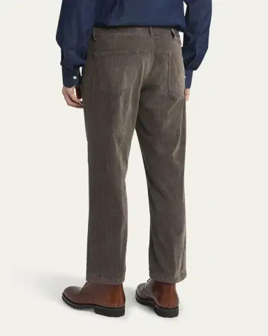 Kiton Men's Cotton Stretch Straight Leg Five-Pocket Pants | Thumbnail 3 Kiton Men's Cotton Stretch Straight Leg Five-Pocket Pants | Thumbnail 3