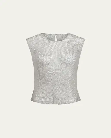 TWP Chloe Woven Mesh Top | Thumbnail 4 TWP Chloe Woven Mesh Top | Thumbnail 4