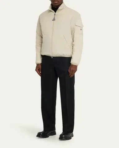 Moncler Men's Virgin Wool Trousers | Thumbnail 2 Moncler Men's Virgin Wool Trousers | Thumbnail 2
