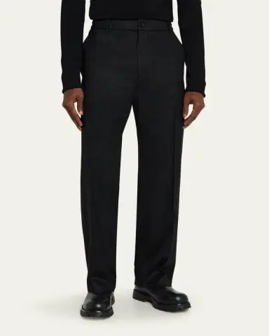 Moncler Men's Virgin Wool Trousers | Thumbnail 4 Moncler Men's Virgin Wool Trousers | Thumbnail 4