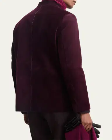 Berluti Men's Suede Patina Chore Jacket | Thumbnail 3 Berluti Men's Suede Patina Chore Jacket | Thumbnail 3