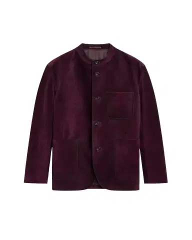 Berluti Men's Suede Patina Chore Jacket | Thumbnail 1 Berluti Men's Suede Patina Chore Jacket | Thumbnail 1
