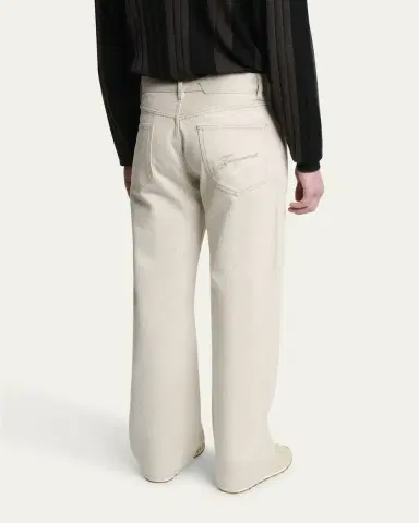 Jacquemus Men's Le De-Nimes Straight-Fit Jeans | Thumbnail 3 Jacquemus Men's Le De-Nimes Straight-Fit Jeans | Thumbnail 3