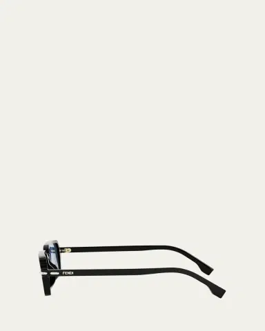Fendi Selleria Acetate Rectangular Sunglasses | Thumbnail 6 Fendi Selleria Acetate Rectangular Sunglasses | Thumbnail 6
