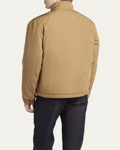 Moncler Men's Archivio Tan Micro Soft Light Padded Epin Jacket | Thumbnail 3 Moncler Men's Archivio Tan Micro Soft Light Padded Epin Jacket | Thumbnail 3