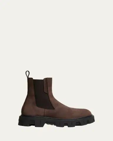 Moncler Men's Peak City Nubuck Lug-Sole Chelsea Boots | Thumbnail 7 Moncler Men's Peak City Nubuck Lug-Sole Chelsea Boots | Thumbnail 7