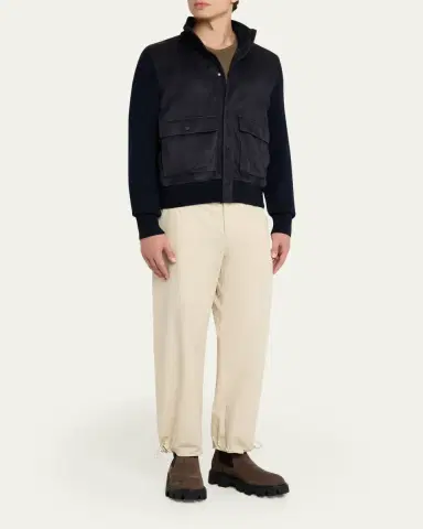Moncler Men's Peak City Nubuck Lug-Sole Chelsea Boots | Thumbnail 9 Moncler Men's Peak City Nubuck Lug-Sole Chelsea Boots | Thumbnail 9