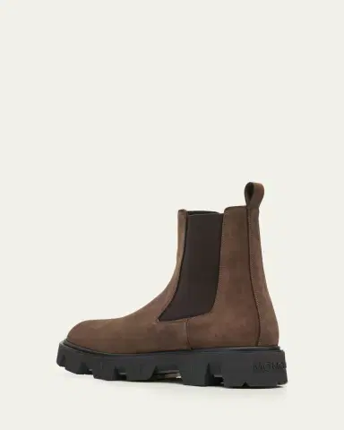 Moncler Men's Peak City Nubuck Lug-Sole Chelsea Boots | Thumbnail 10 Moncler Men's Peak City Nubuck Lug-Sole Chelsea Boots | Thumbnail 10