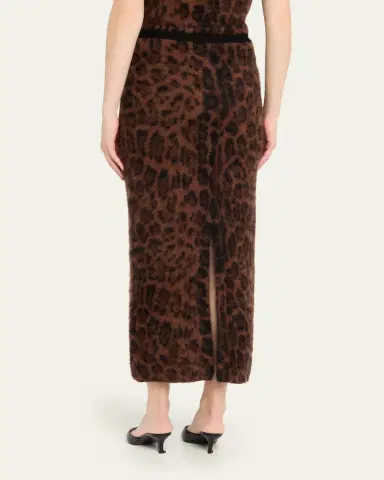 Adam Lippes Levi Belted Brushed Cashmere Midi Skirt | Thumbnail 3 Adam Lippes Levi Belted Brushed Cashmere Midi Skirt | Thumbnail 3