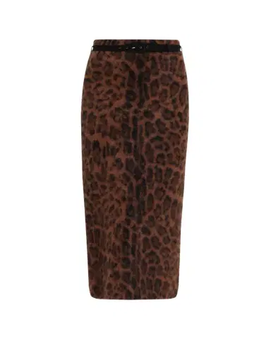 Adam Lippes Levi Belted Brushed Cashmere Midi Skirt | Thumbnail 1 Adam Lippes Levi Belted Brushed Cashmere Midi Skirt | Thumbnail 1