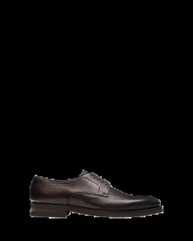 Magnanni Men's Melich III Grained Leather Rubber-Sole Derby Shoes | Thumbnail 2 Magnanni Men's Melich III Grained Leather Rubber-Sole Derby Shoes | Thumbnail 2