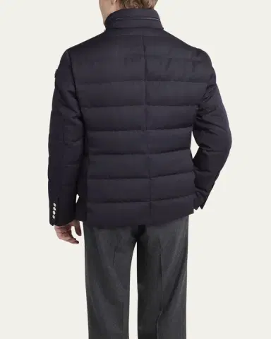 Moncler Men's Bess Down Blazer Jacket | Thumbnail 3 Moncler Men's Bess Down Blazer Jacket | Thumbnail 3