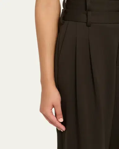 Monse Tailored Double-Waistband Straight-Leg Trousers | Thumbnail 2 Monse Tailored Double-Waistband Straight-Leg Trousers | Thumbnail 2