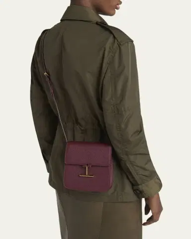 TOM FORD Tara Mini Crossbody Bag in Grain Leather | Thumbnail 2 TOM FORD Tara Mini Crossbody Bag in Grain Leather | Thumbnail 2