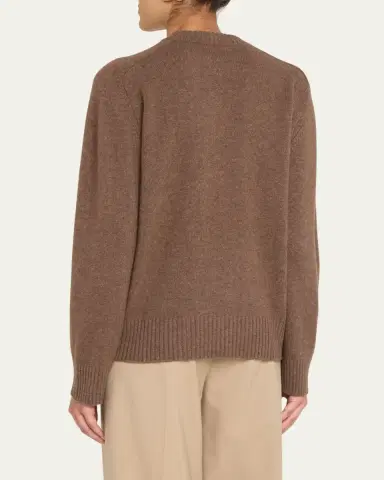 Loulou De Saison Baltra Cashmere Crewneck Sweater | Thumbnail 6 Loulou De Saison Baltra Cashmere Crewneck Sweater | Thumbnail 6