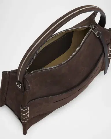 JW Anderson Loafer Suede Crossbody Bag | Thumbnail 3 JW Anderson Loafer Suede Crossbody Bag | Thumbnail 3