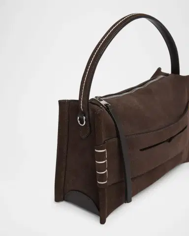 JW Anderson Loafer Suede Crossbody Bag | Thumbnail 4 JW Anderson Loafer Suede Crossbody Bag | Thumbnail 4