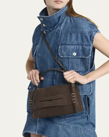 JW Anderson Loafer Suede Crossbody Bag | Thumbnail 6 JW Anderson Loafer Suede Crossbody Bag | Thumbnail 6