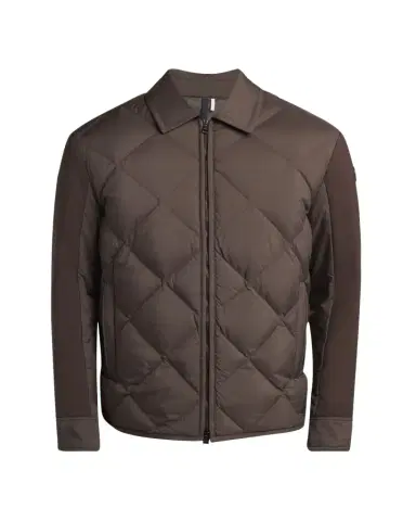 Moncler Men's Edit Diamond Quilt Aiguille Shirt Jacket | Thumbnail 1 Moncler Men's Edit Diamond Quilt Aiguille Shirt Jacket | Thumbnail 1