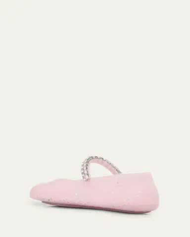 Jimmy Choo The Jelly Glitter Crystal-Strap Ballerina Flats | Thumbnail 9 Jimmy Choo The Jelly Glitter Crystal-Strap Ballerina Flats | Thumbnail 9