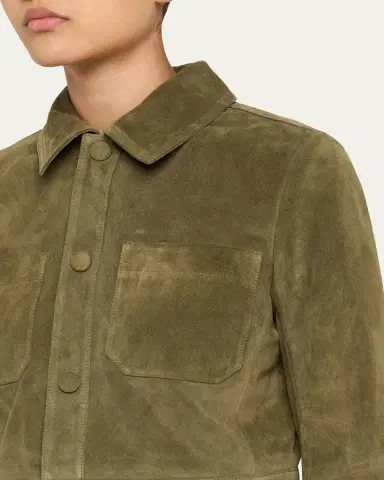 FRAME The Small Suede Jacket | Thumbnail 5 FRAME The Small Suede Jacket | Thumbnail 5