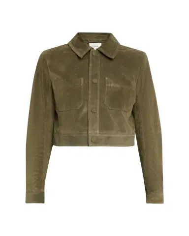 FRAME The Small Suede Jacket | Thumbnail 1 FRAME The Small Suede Jacket | Thumbnail 1