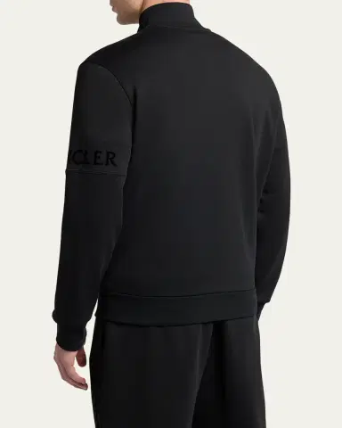 Moncler Men's Sleeve-Logo Fleece Full-Zip Jacket | Thumbnail 12 Moncler Men's Sleeve-Logo Fleece Full-Zip Jacket | Thumbnail 12