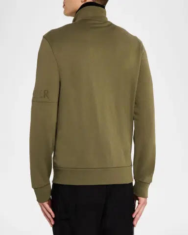 Moncler Men's Sleeve-Logo Fleece Full-Zip Jacket | Thumbnail 16 Moncler Men's Sleeve-Logo Fleece Full-Zip Jacket | Thumbnail 16