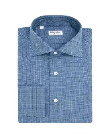 Cesare Attolini Men's Cotton Tonal Plaid Sport Shirt | Thumbnail 1 Cesare Attolini Men's Cotton Tonal Plaid Sport Shirt | Thumbnail 1