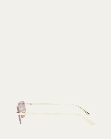 Dior C S4U Rimless Square Sunglasses | Thumbnail 3 Dior C S4U Rimless Square Sunglasses | Thumbnail 3