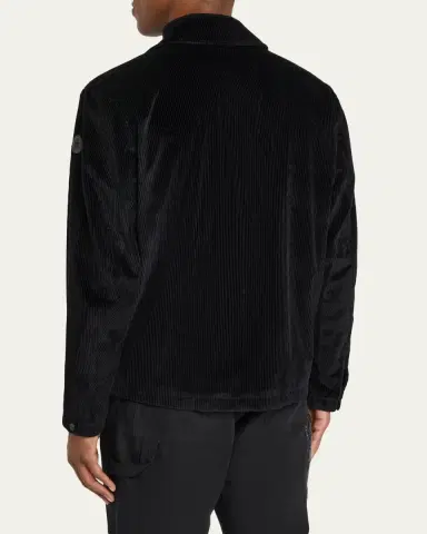 Moncler Men's Cotton Corduroy Button-Front Shirt | Thumbnail 3 Moncler Men's Cotton Corduroy Button-Front Shirt | Thumbnail 3