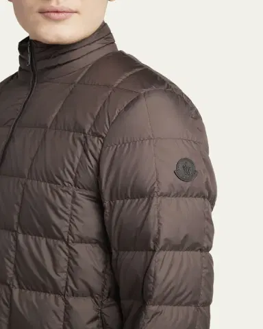 Moncler Men's Edit Dark Brown Teddy Fleece and Padded Reversible Livra Jacket | Thumbnail 5 Moncler Men's Edit Dark Brown Teddy Fleece and Padded Reversible Livra Jacket | Thumbnail 5