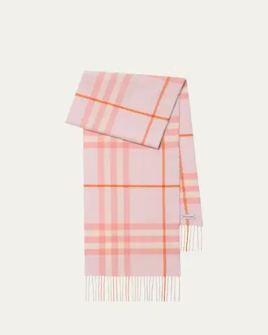 Burberry Giant Check Cashmere Scarf | Thumbnail 2 Burberry Giant Check Cashmere Scarf | Thumbnail 2