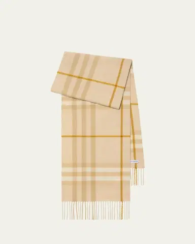 Burberry Giant Check Cashmere Scarf | Thumbnail 3 Burberry Giant Check Cashmere Scarf | Thumbnail 3