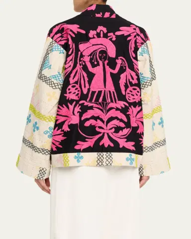 Rianna + Nina Embroidered Kimono Jacket | Thumbnail 3 Rianna + Nina Embroidered Kimono Jacket | Thumbnail 3