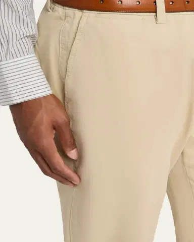OFFICINE GÉNÉRALE Men's Cotton Twill Straight Fit Five-Pocket Pants | Thumbnail 5 OFFICINE GÉNÉRALE Men's Cotton Twill Straight Fit Five-Pocket Pants | Thumbnail 5
