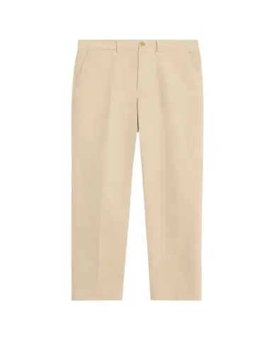 OFFICINE GÉNÉRALE Men's Cotton Twill Straight Fit Five-Pocket Pants | Thumbnail 1 OFFICINE GÉNÉRALE Men's Cotton Twill Straight Fit Five-Pocket Pants | Thumbnail 1